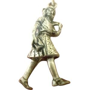 Vintage Keepsake Charm in Genuine Silver-Pewter